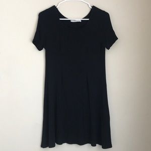 Black t-shirt dress